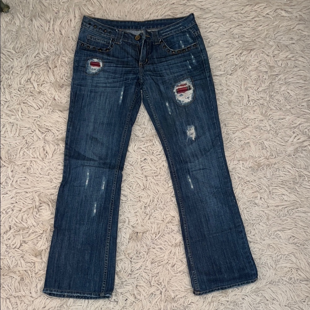 🔥One-of-a-kind Distressed Jeans from Paris